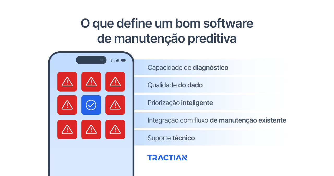 O que define um bom software de manutenção preditiva