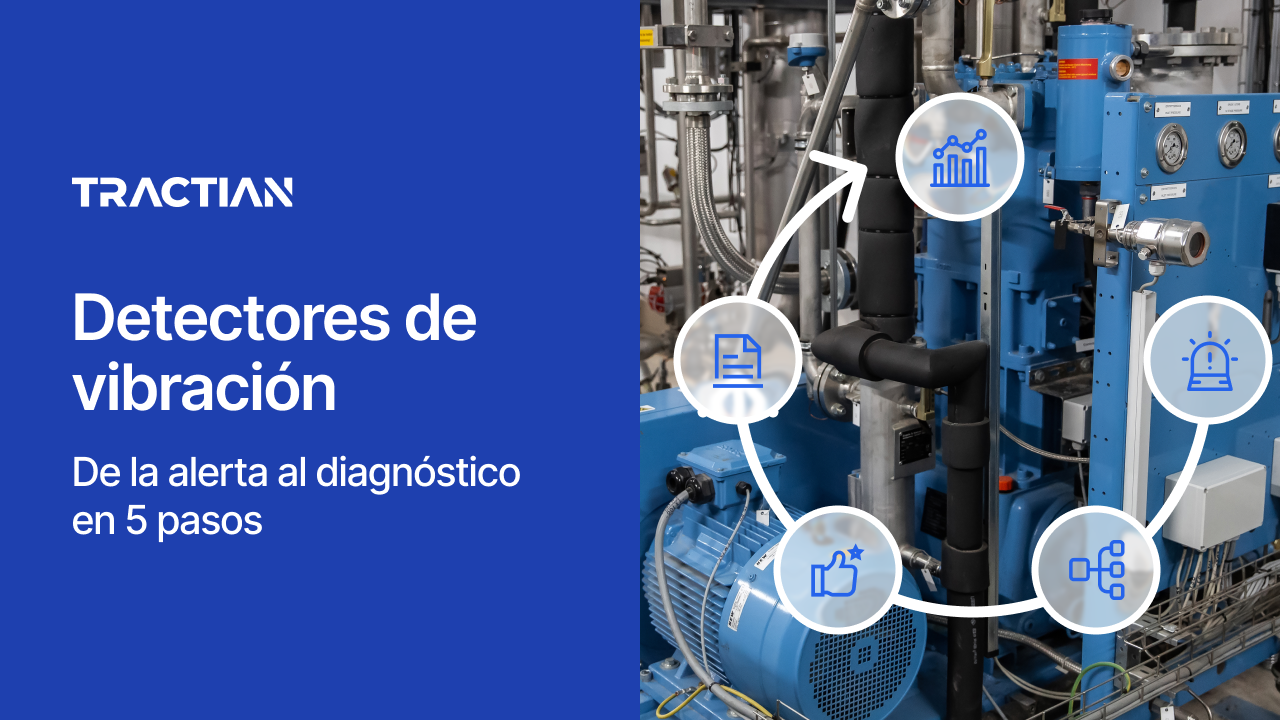 Detectores de vibración: de la alerta al diagnóstico en 5 pasos