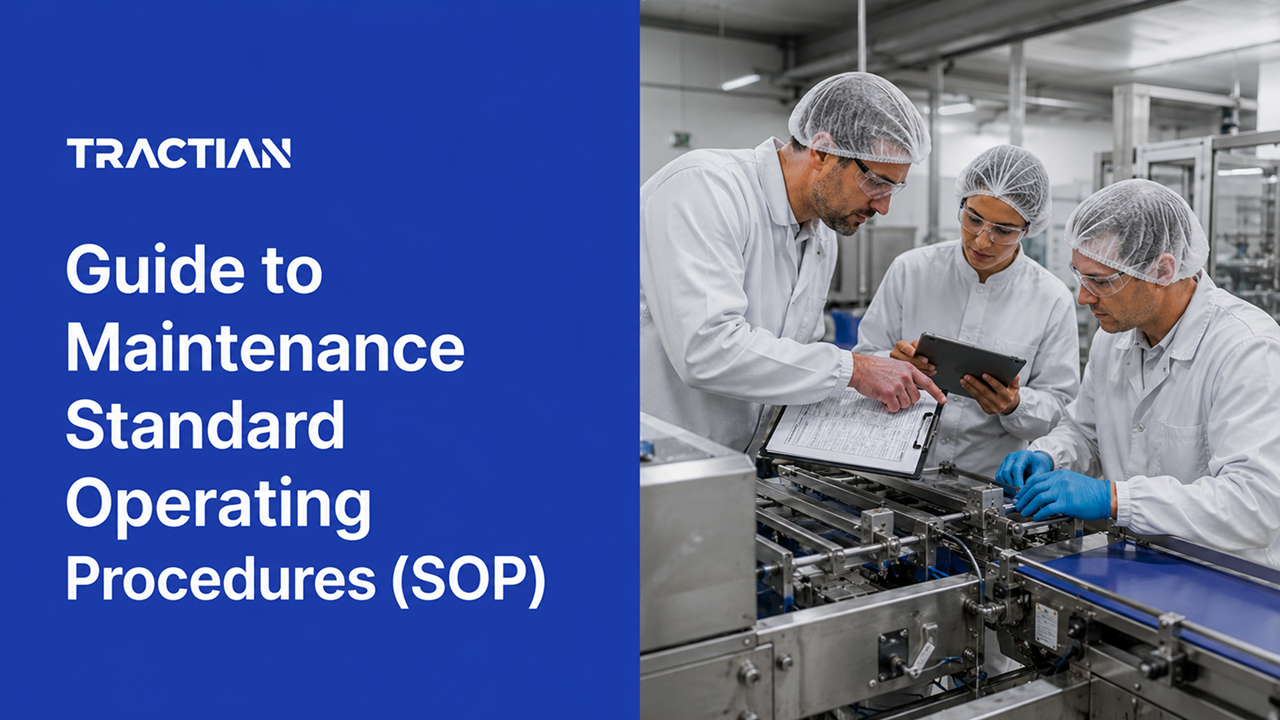 Guide to Maintenance Standard Operating Procedures (SOP)