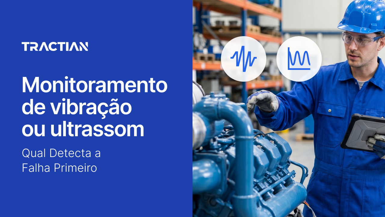 Monitoramento de vibração ou ultrassom: qual detecta a falha primeiro