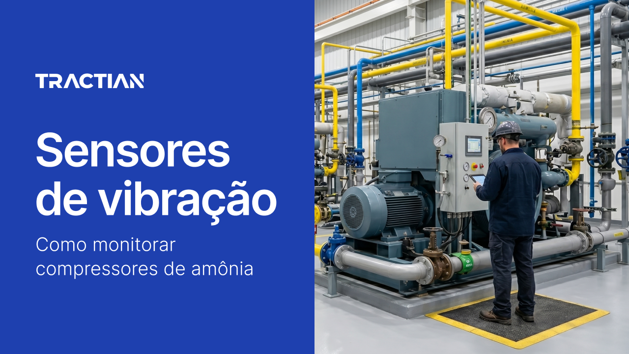 Sensores de vibração: como monitorar compressores de amônia