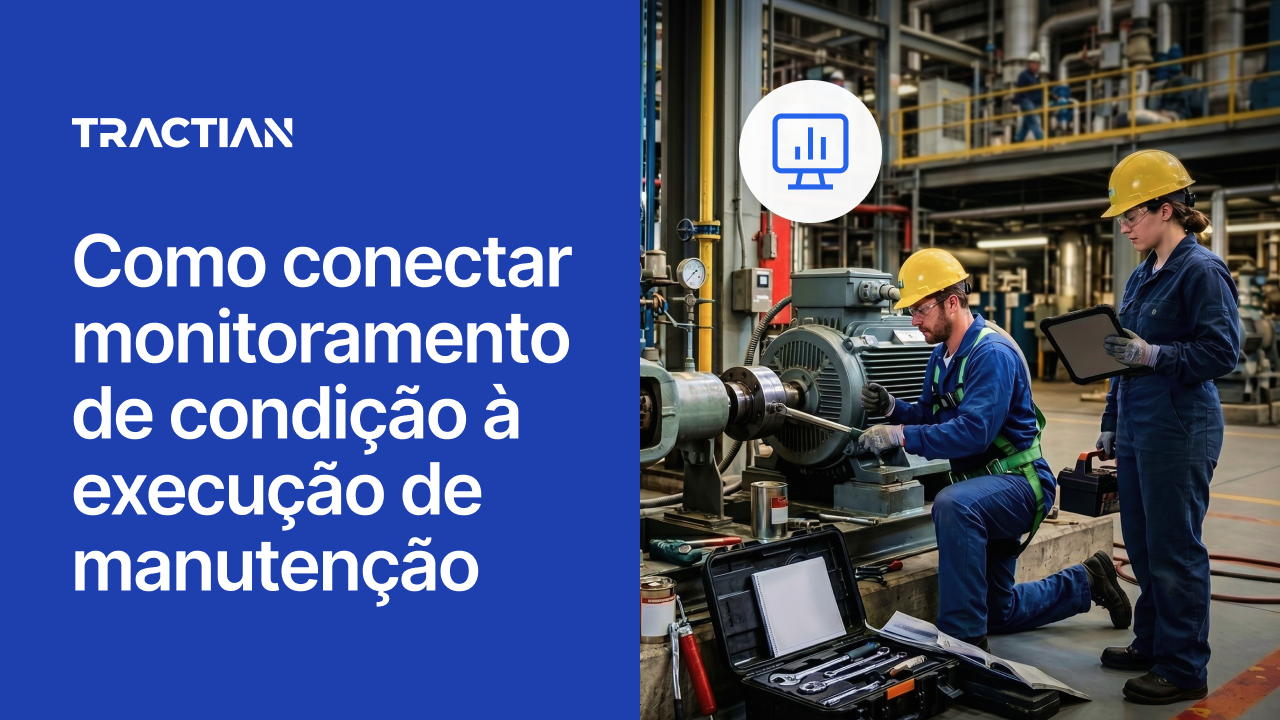 Como conectar monitoramento de condição à execução de manutenção