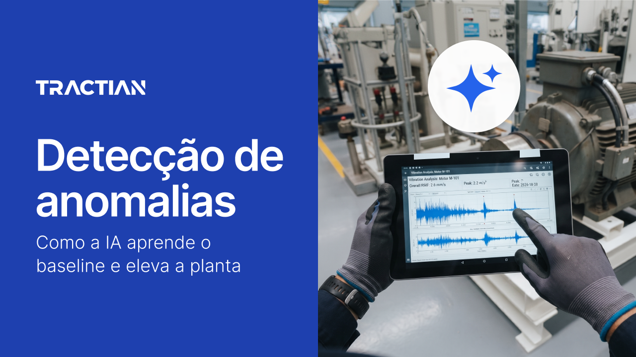 Detecção de anomalias: como a IA aprende o baseline e eleva a planta