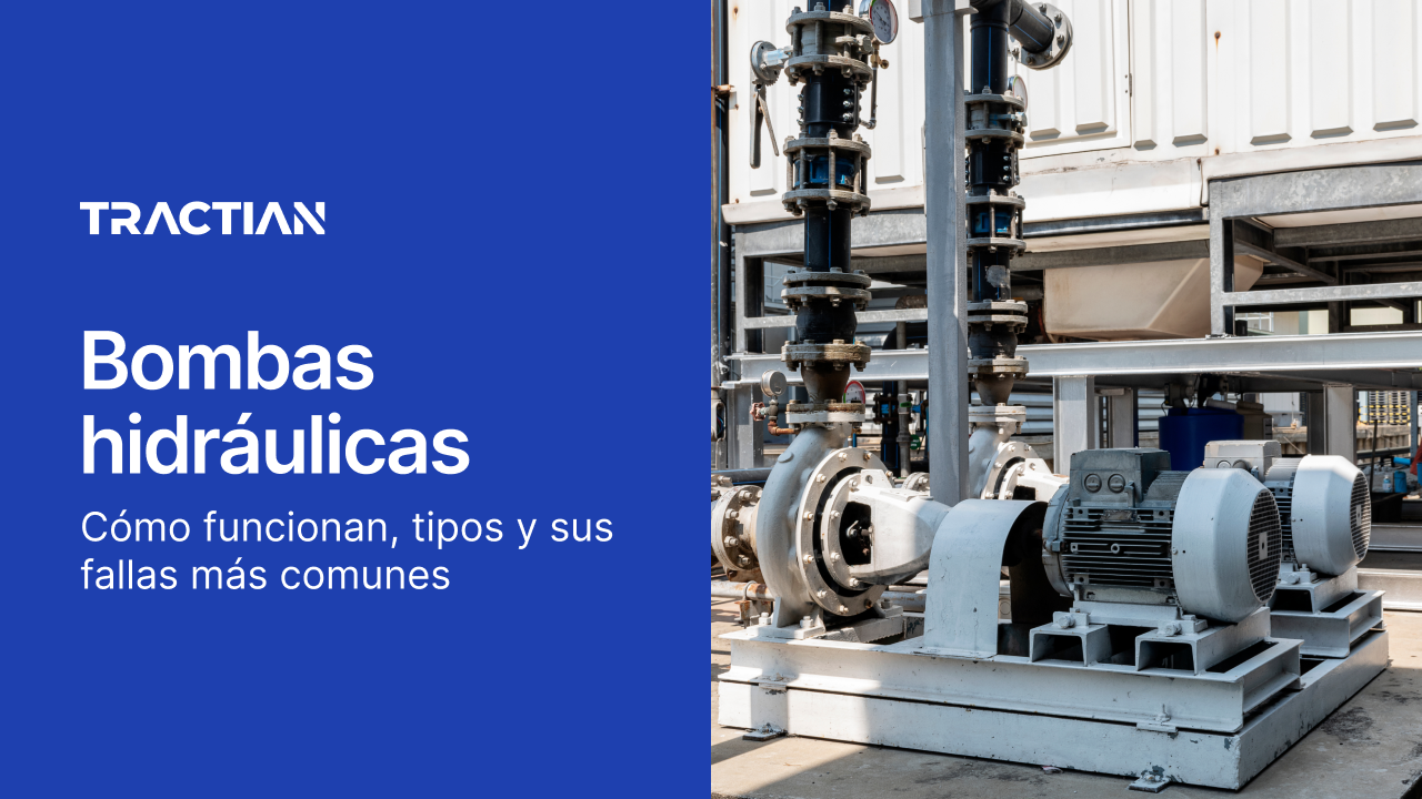 Bombas hidráulicas: cómo funcionan, tipos y sus fallas más comunes