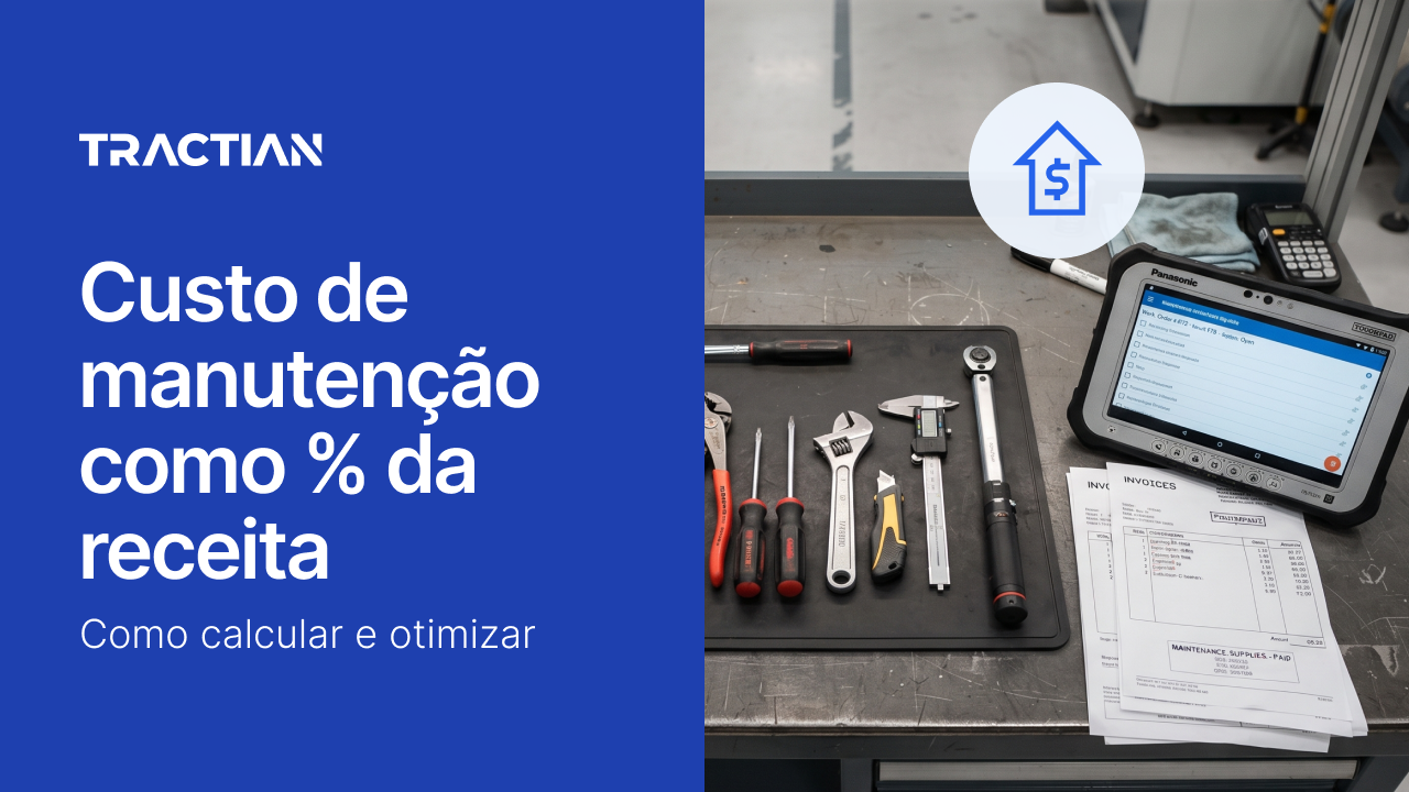 Custo de manutenção como % da receita: como calcular e otimizar