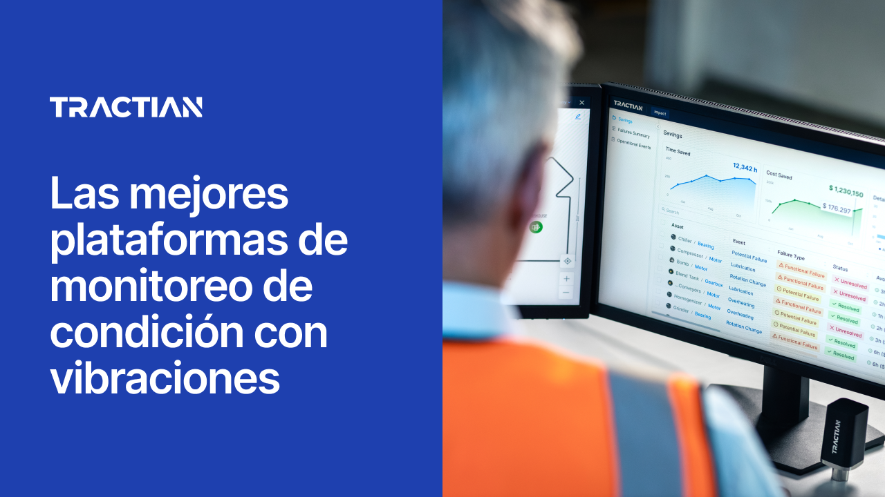 Las mejores plataformas de monitoreo de condición con vibraciones