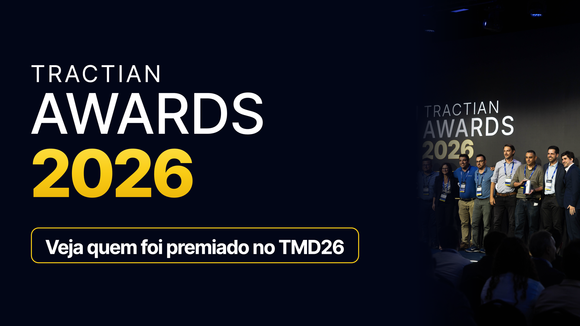 Tractian Awards 2026: Conheça os vencedores anunciados no TMD