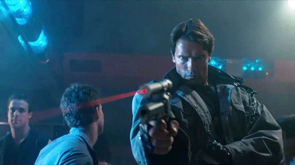 Arnold Schwarzenegger in The Terminator.