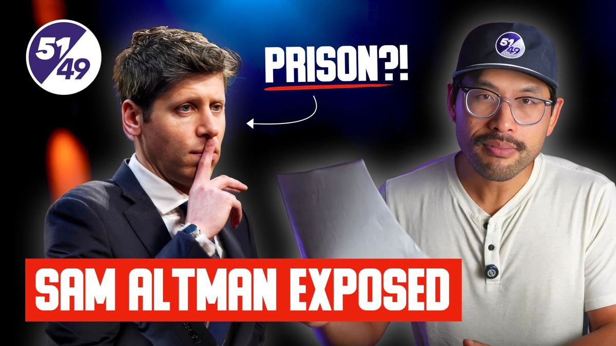 Sam Altman is COOKED!! (I Have the Proof)