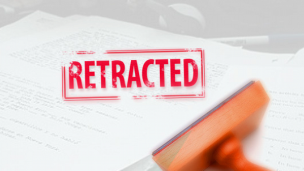 Retraction and Correction