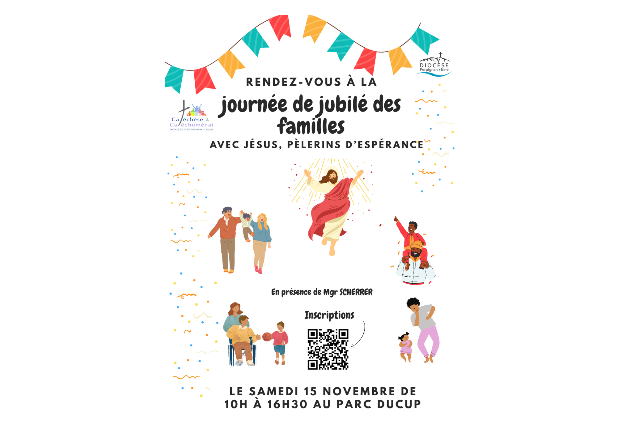 Samedi 15 novembre : Rendez-vous à la journée du Jubilé des familles : “Avec Jésus, pèlerins d’espérance”