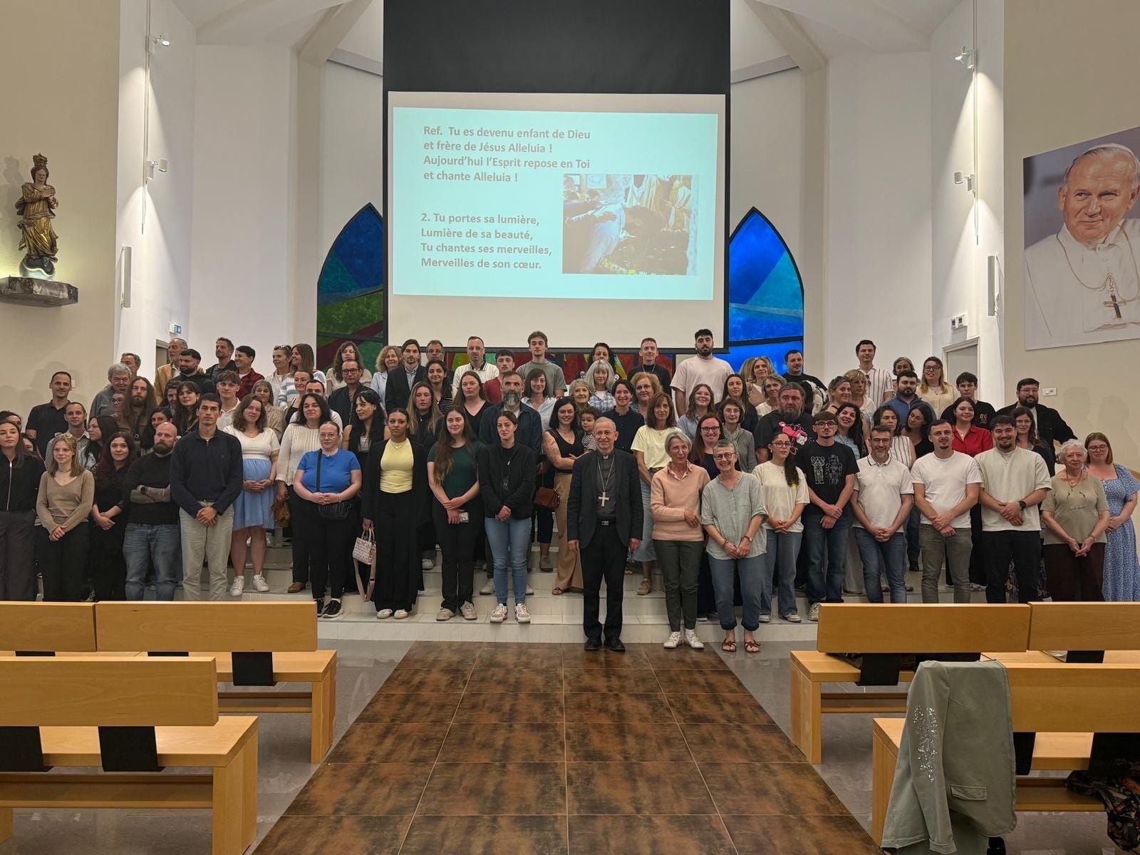 Soirée du catéchuménat à la chapelle Saint Jean-Paul II
