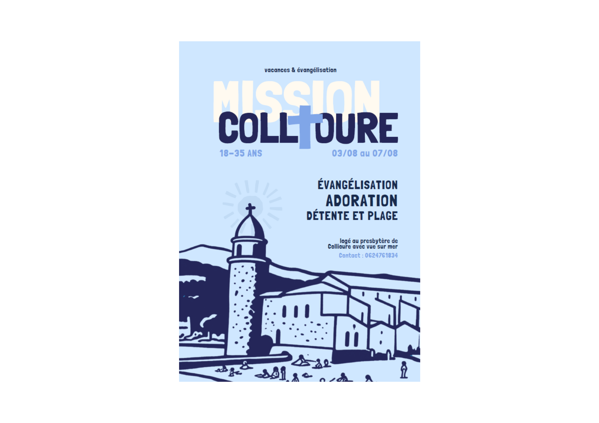 Mission 18-35 ans à Collioure : une semaine d’évangélisation  au cœur de l’été