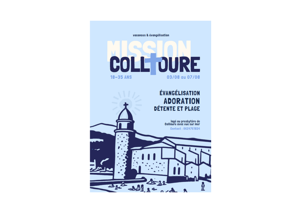 Mission 18-35 ans à Collioure : une semaine d’évangélisation  au cœur de l’été