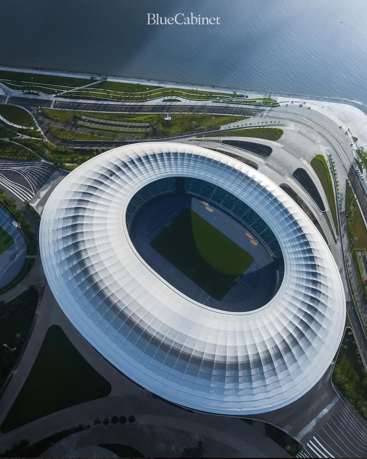 자하 하디드 〈Greater Bay Area Sports Centre〉, 광저우 남사 완공 Post feature image