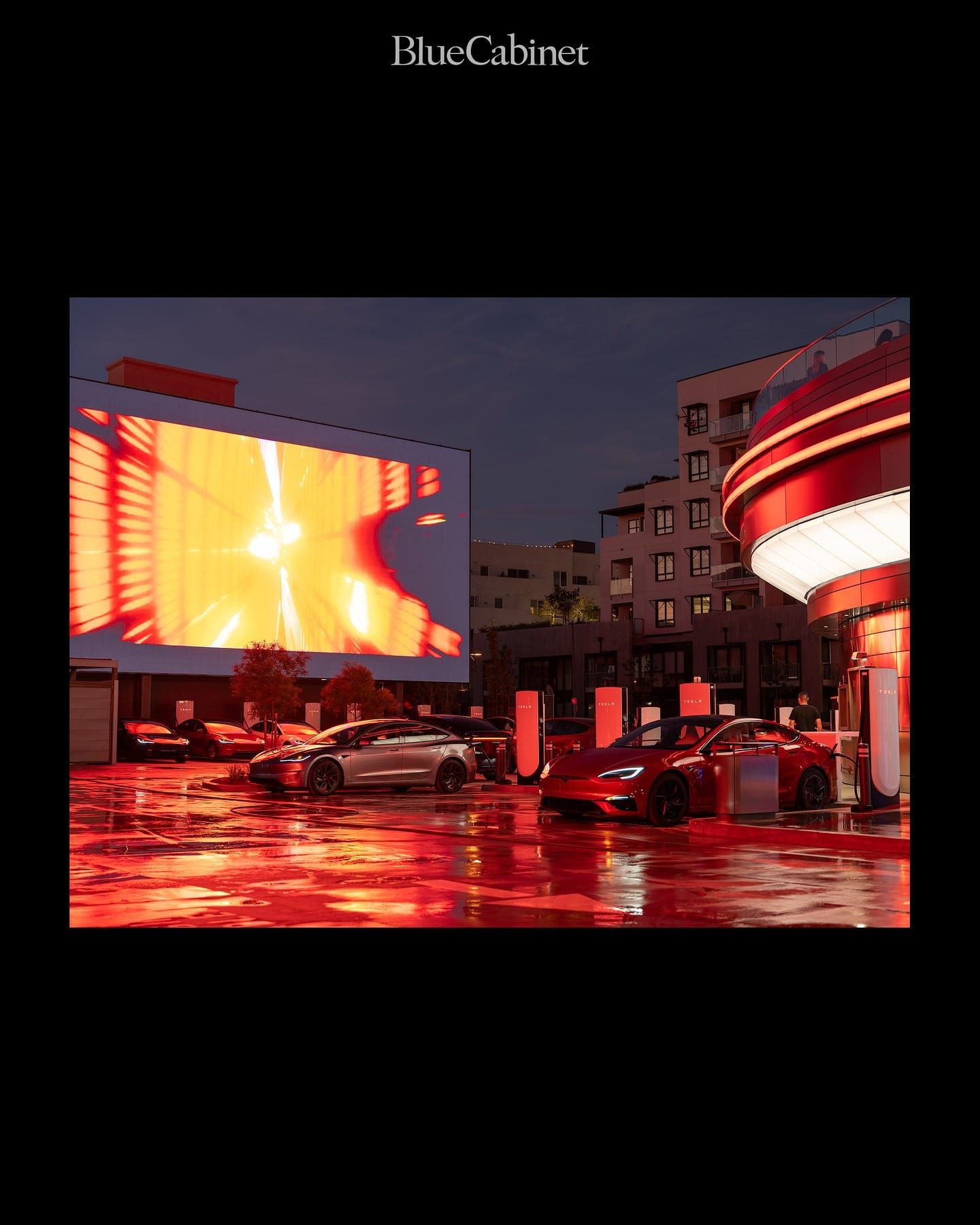 〈Tesla Diner〉, 충전소·다이너·드라이브인 영화관의 결합 Post image