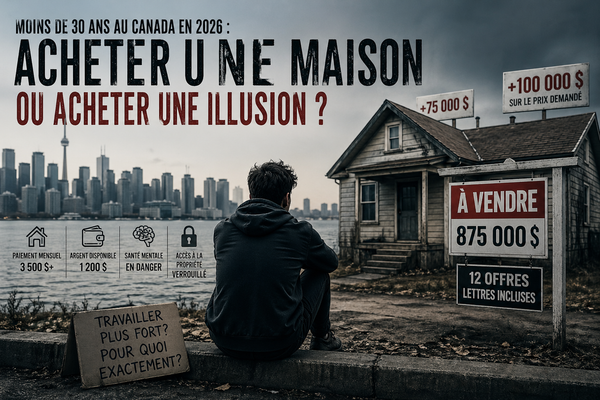 Moins de 30 ans au Canada en 2026 : acheter une maison ou accepter le scénario