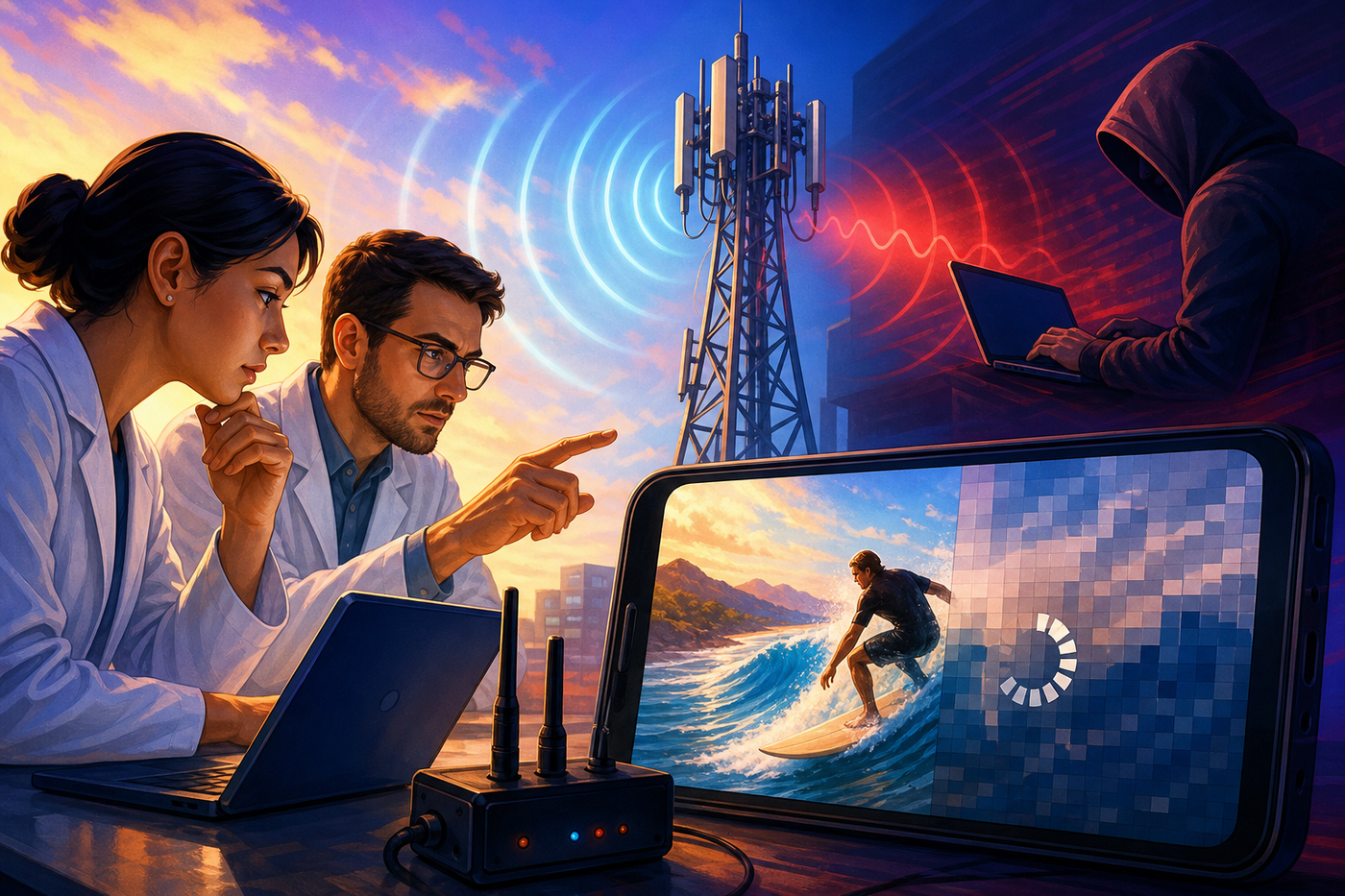 5G NR side-channel attack cuts video quality 50%