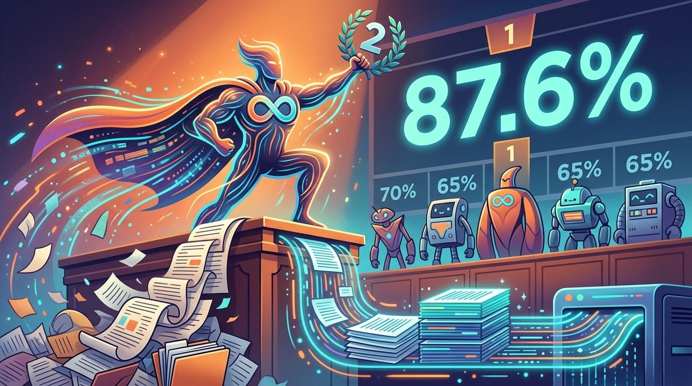 Infinity-Parser2 tops document parsing benchmarks at 87.6%