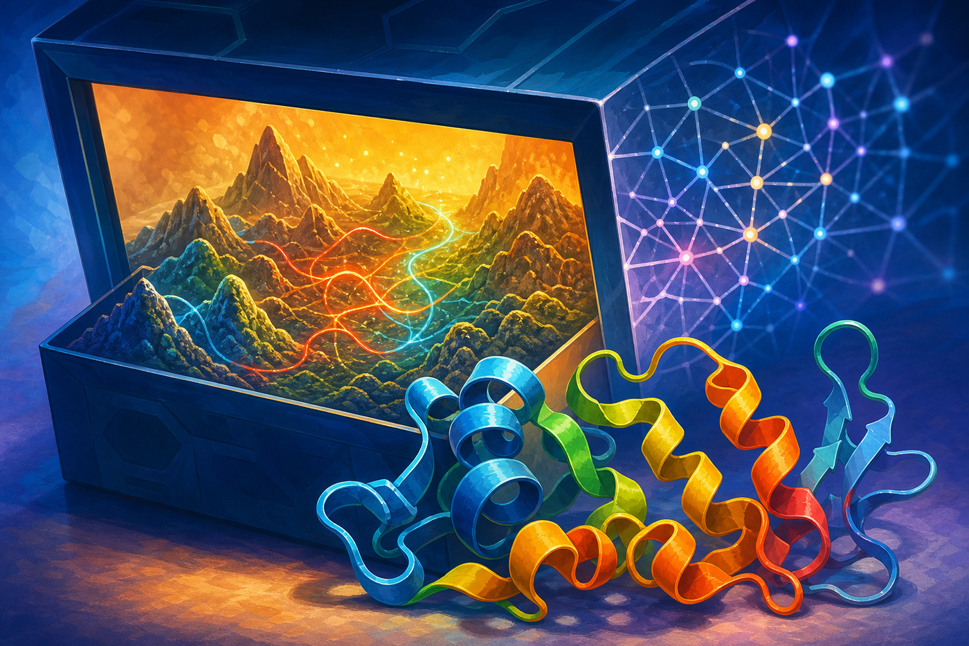 AlphaFold2 weights hide protein folding landscapes, study finds