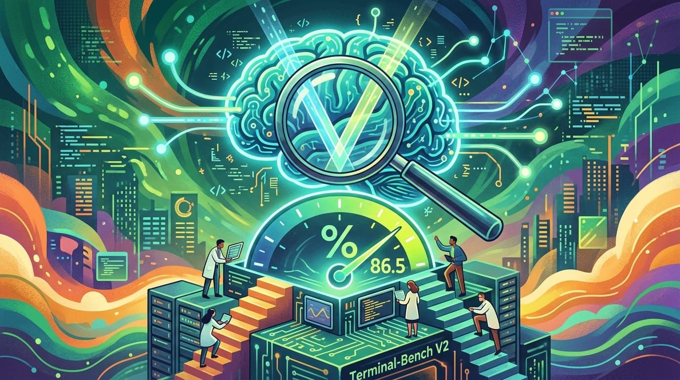 LLM-as-a-Verifier hits 86.5% on Terminal-Bench V2