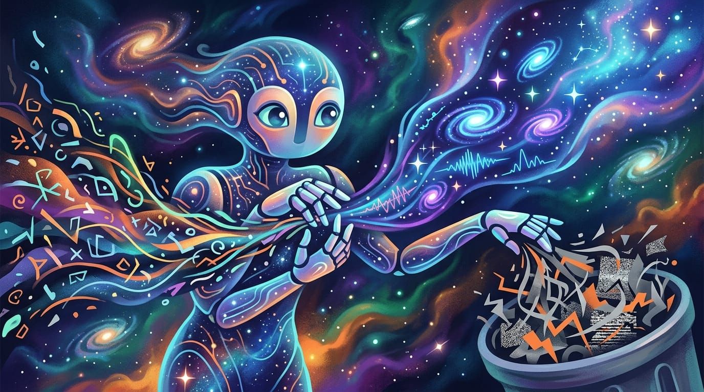 Label-free AI sorts real cosmic signals from noise