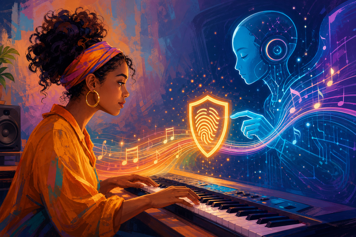 MusicMark watermarks AI-generated music during creation, not after