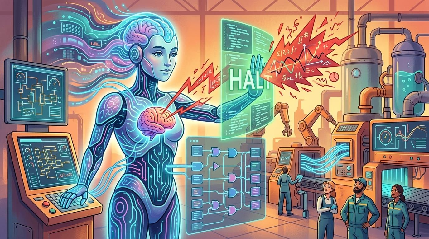 LLM agent framework blocks hallucinated actions in industrial control