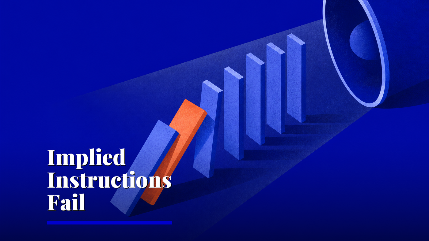 Voice agents drop 9.7% when instructions are merely implied