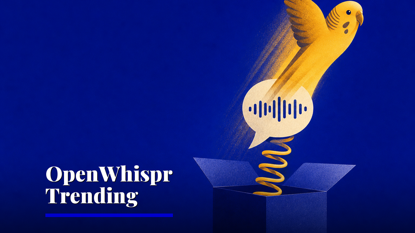 OpenWhispr: free voice dictation app hits GitHub trending