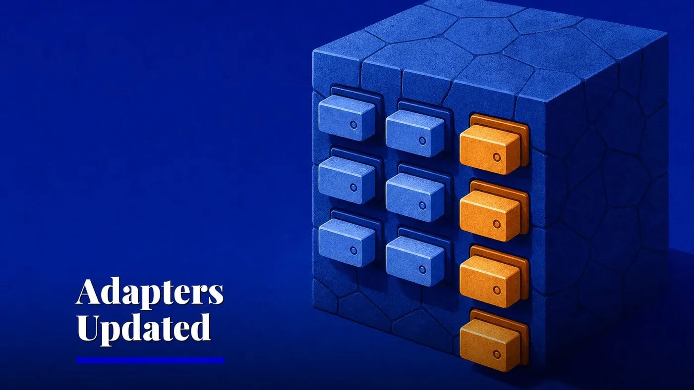 IBM Granite Switch 4.1.1 patches adapters, not base model — AI and technology illustration