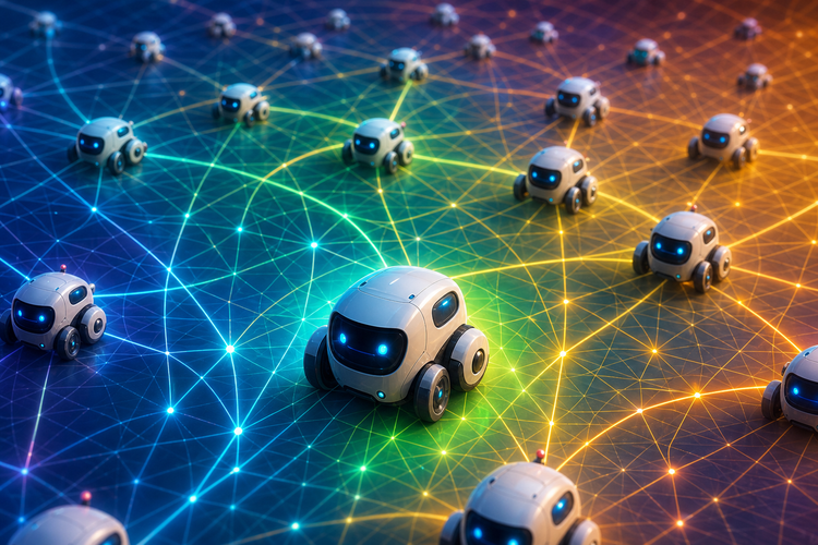 Robot swarm AI: study exposes hidden geometry in collective behaviour