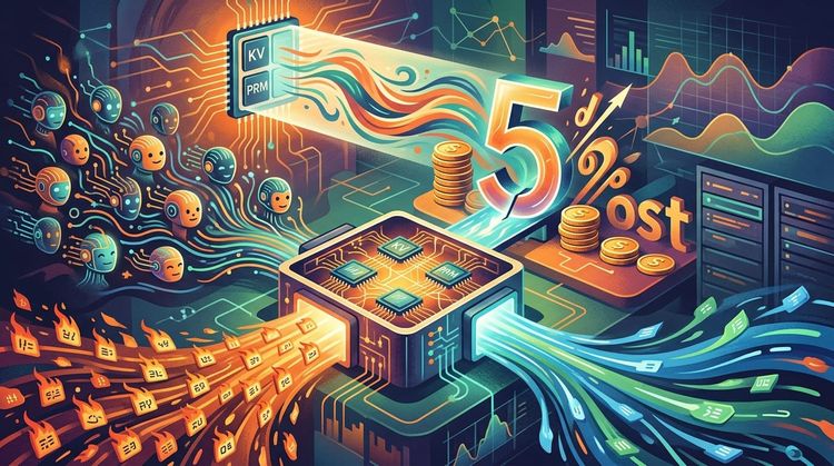 KV-PRM cuts AI agent scoring cost 5,000x via cache reuse