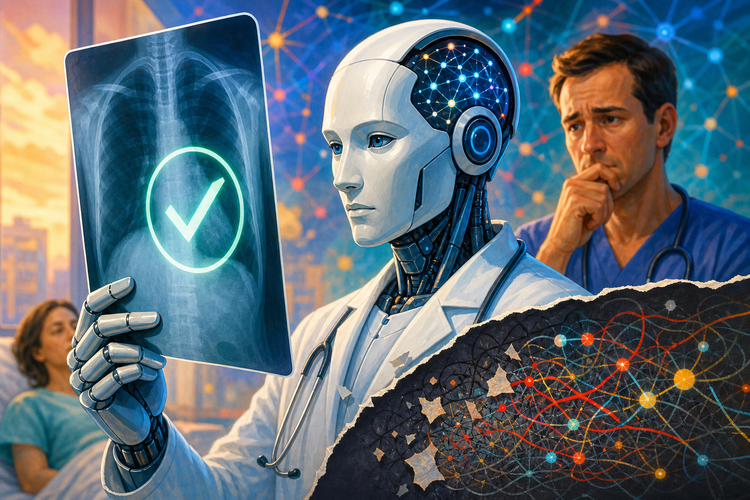 Medical AI scores hide flawed reasoning, preprint finds