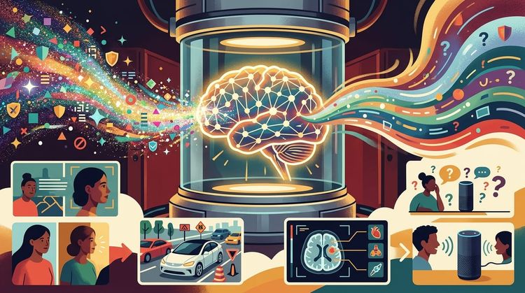 Strong privacy noise cuts AI generalisation error
