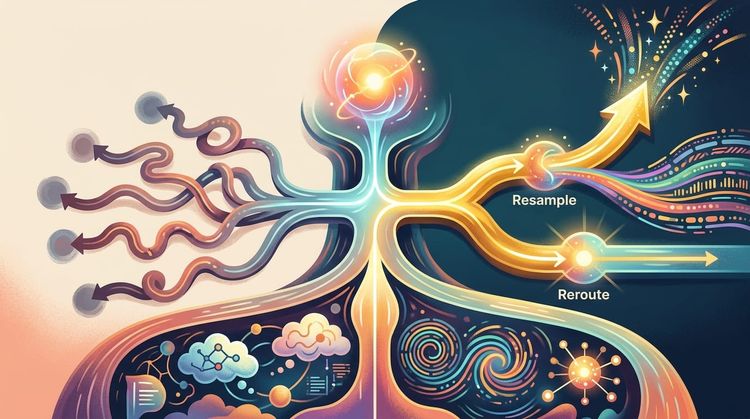 AI inference: resample-or-reroute policy beats 5 cost baselines