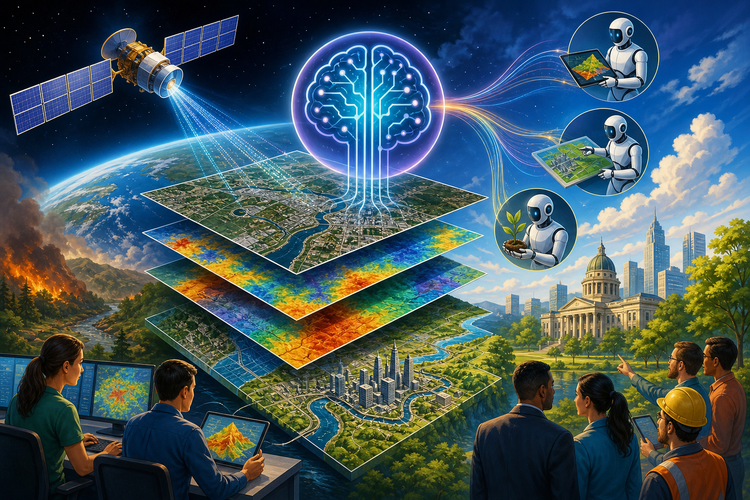 Geospatial AI paper maps path from satellite data to agents