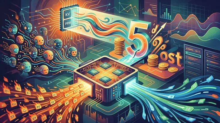 KV-PRM cuts AI agent scoring cost 5,000x via cache reuse