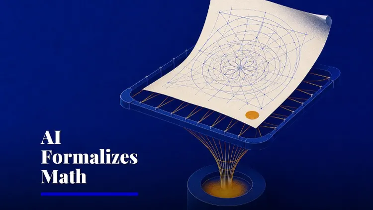 Lean Pool: AI agents formalize math, paper is one human page — AI and technology illustration