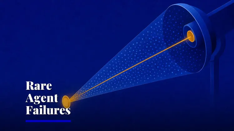 AI agent rare-event estimation 800× more efficient — AI and technology illustration