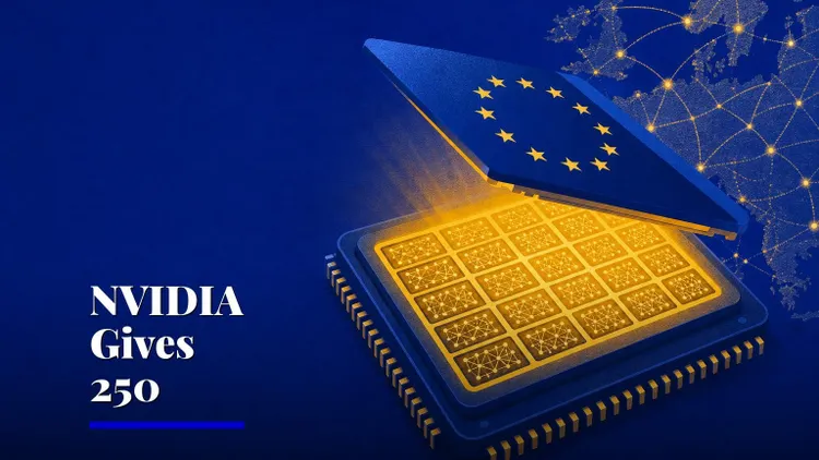 NVIDIA joins EU science initiative with 250 open models — AI and technology illustration