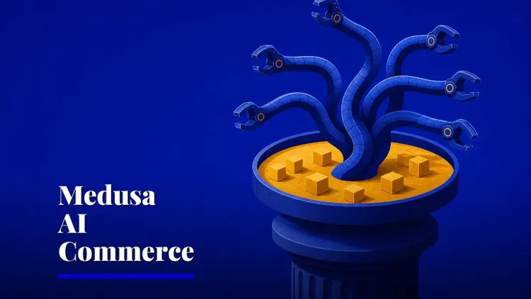 Medusa pitches commerce platform built for AI agents — AI and technology illustration