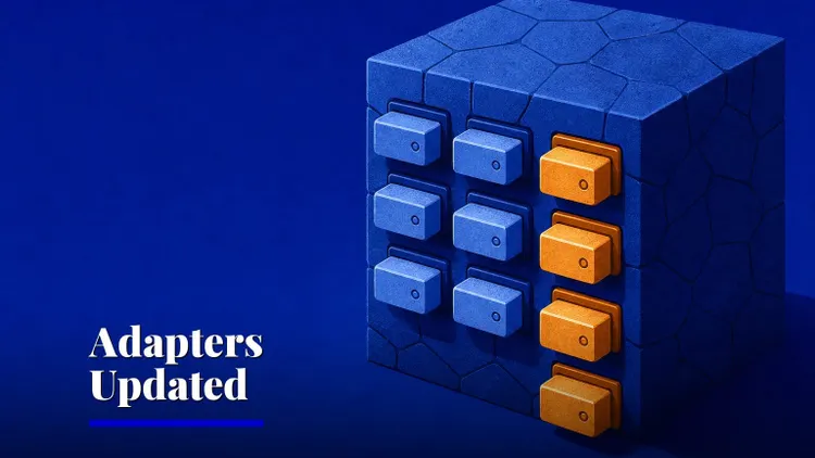 IBM Granite Switch 4.1.1 patches adapters, not base model — AI and technology illustration