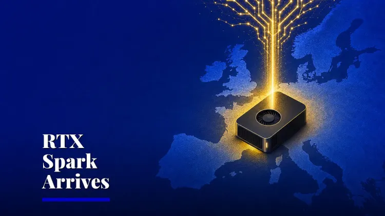 NVIDIA RTX Spark lands in Europe with 1-petaflop local AI — AI and technology illustration