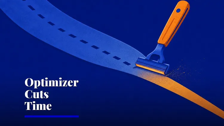 Dobb optimizer cuts GPU training call time from 124ms to 9ms — AI and technology illustration
