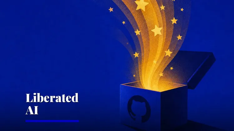 G0DM0D3 liberated AI chat tool trends on GitHub with 11,560 stars — AI and technology illustration