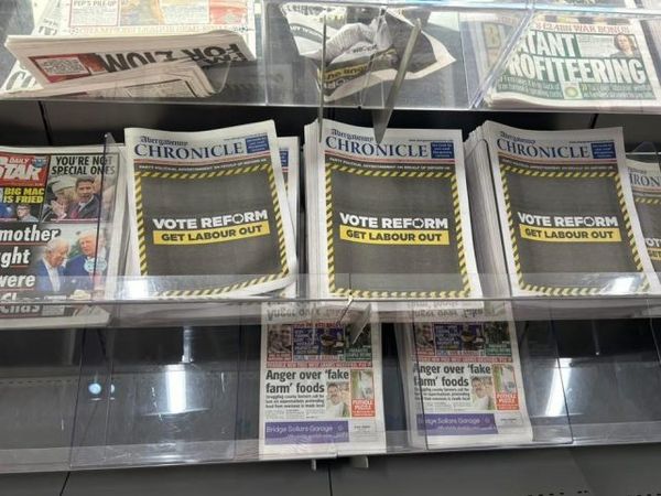 Reform UK takes out cover wrap on weekly ahead of elections