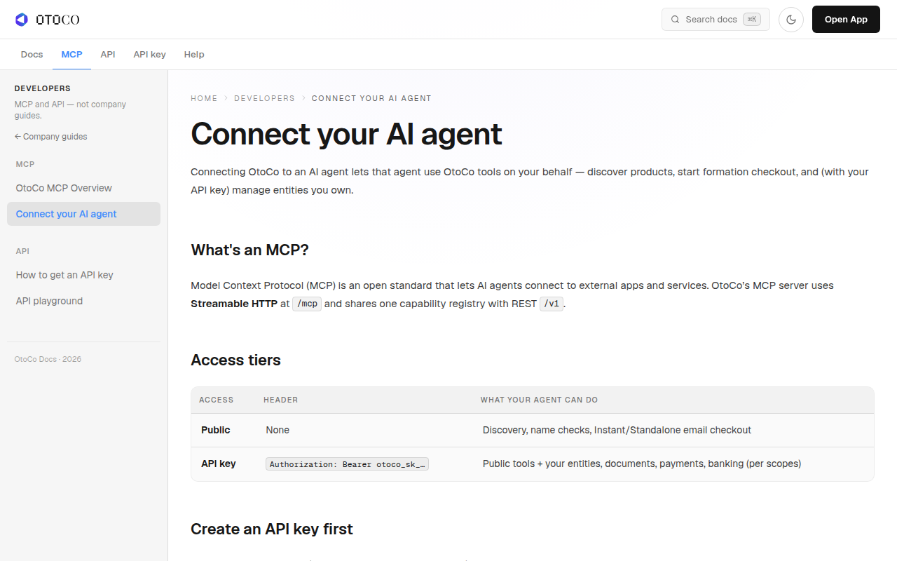 Connect your AI agent docs