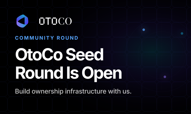 OtoCo card: OtoCo Seed Round Is Open