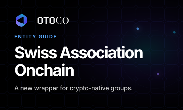 OtoCo card: Swiss Association Onchain